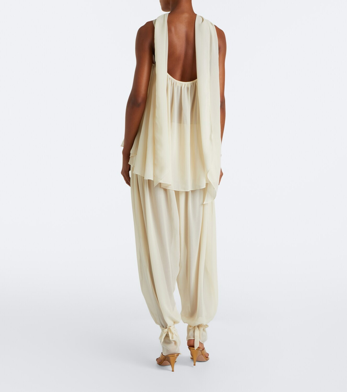 De La Vali Ines chiffon balloon pants