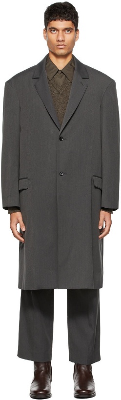 Photo: Lemaire Grey Twill Suit Coat