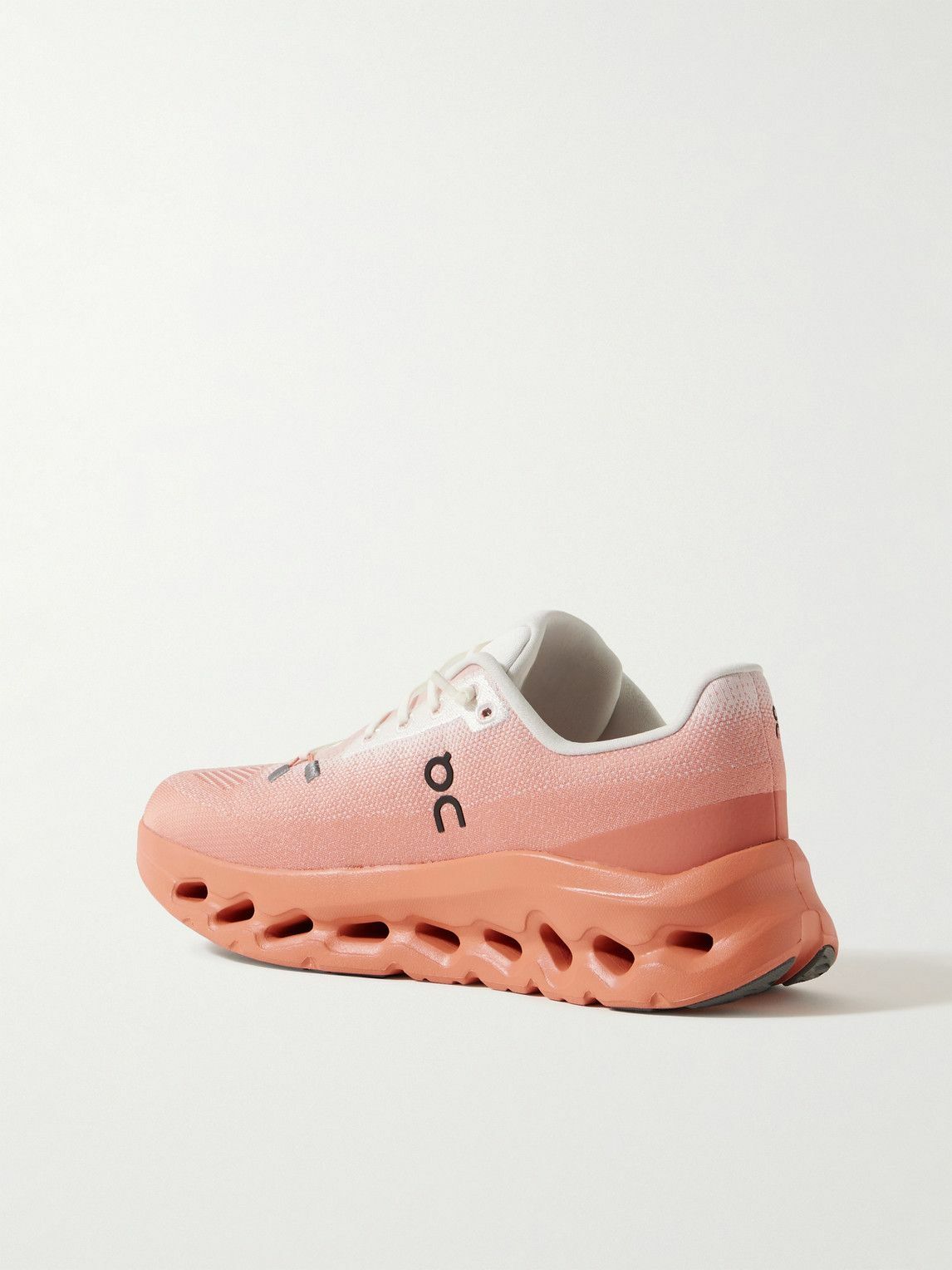 ON - Cloudtilt Stretch-Knit Sneakers - Orange
