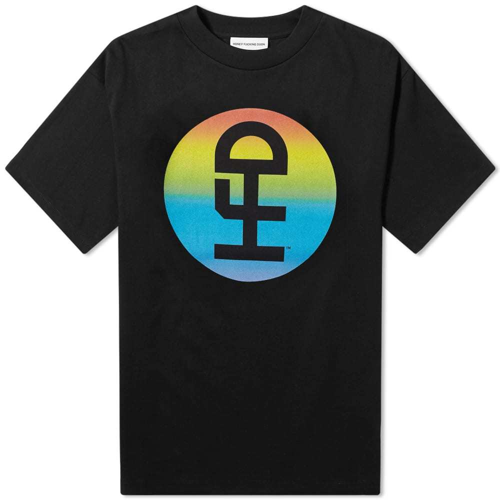 Tシャツ・カットソー HONEY FUCKING DIJON Men T Shirts HFD06T201BLACK Black Honey Fucking Dijon Logo T-Shirt in Black | LN-CC