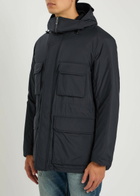 Emporio Armani Travel Hooded Nylon Jacket Navy