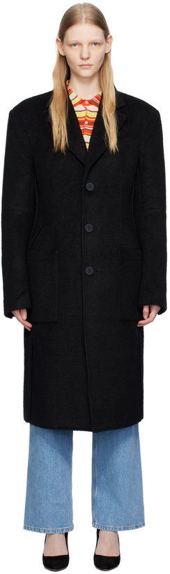 Photo: Eckhaus Latta Black Form Coat