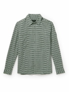 Belstaff - Foundry Checked Brushed Cotton-Flannel Shirt - Gray