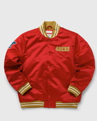 Mitchell & Ness Nfl Heavyweight Satin Jacket San Franciso 49ers Red - Mens - College Jackets/Team Jackets