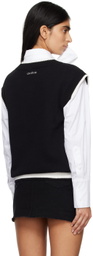 KIMHĒKIM Black V-Neck Vest
