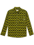 Marni - Checked Cotton-Corduroy Shirt - Green