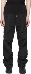 Spencer Badu Black Silk Snow Trousers