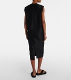 Balenciaga Cutout crêpe satin midi dress
