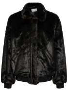 THE FRANKIE SHOP Scott Faux Fur Bomber Jacket