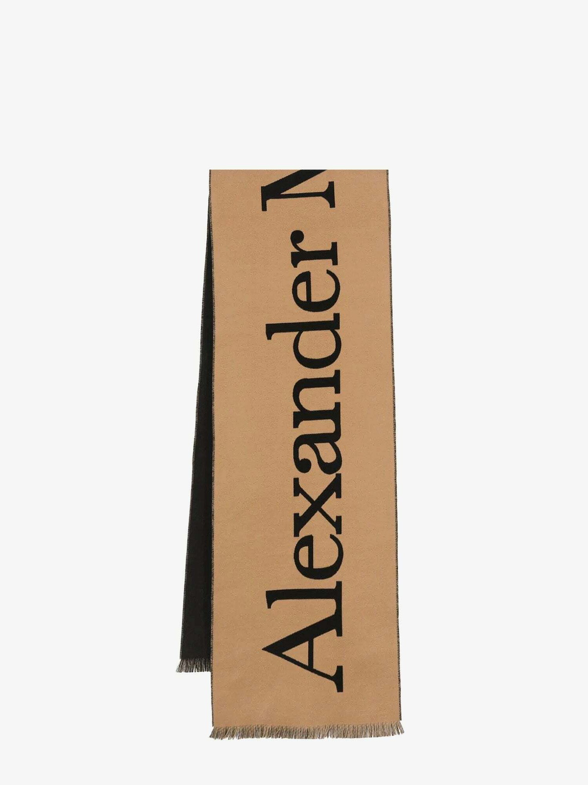 Alexander Mcqueen Scarf Beige Mens Alexander McQueen