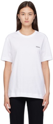ZEGNA White Embroidered T-Shirt