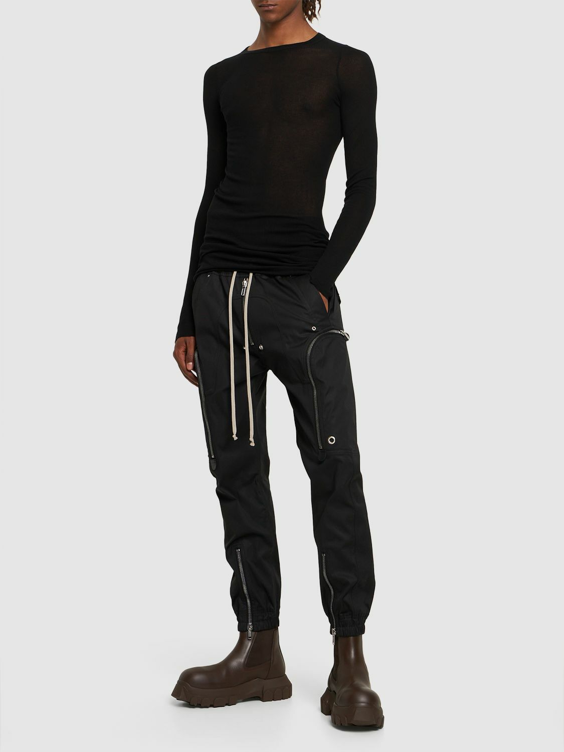 Rick Owens Bauhaus Cargo Pants Ru02e1377te 09 main image 1