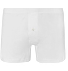 Zimmerli - Sea Island Cotton Boxer Shorts - White