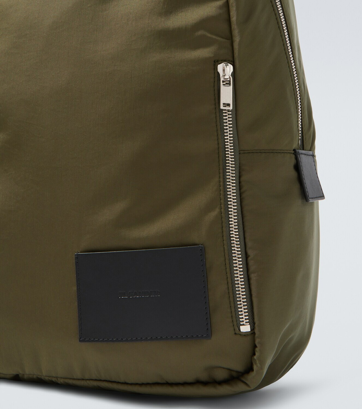 Jil Sander Leather-trimmed backpack