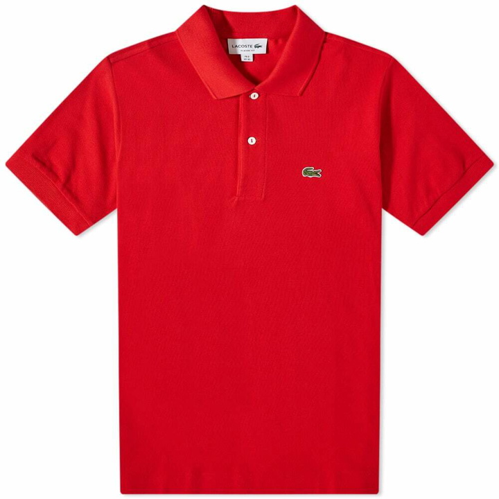 Photo: Lacoste Men's Classic L12.12 Polo Shirt in Red
