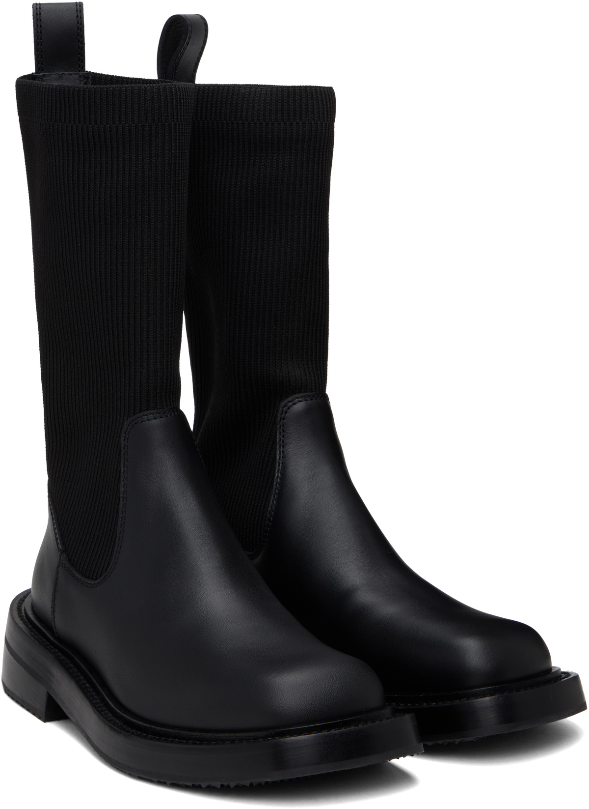 Alexander Wang Black Detroit Sock Boots