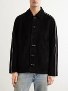 Enfants Riches Déprimés - Académie Embellished Suede Jacket - Black