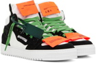 Off-White White & Black Off Court 3.0 High Sneakers