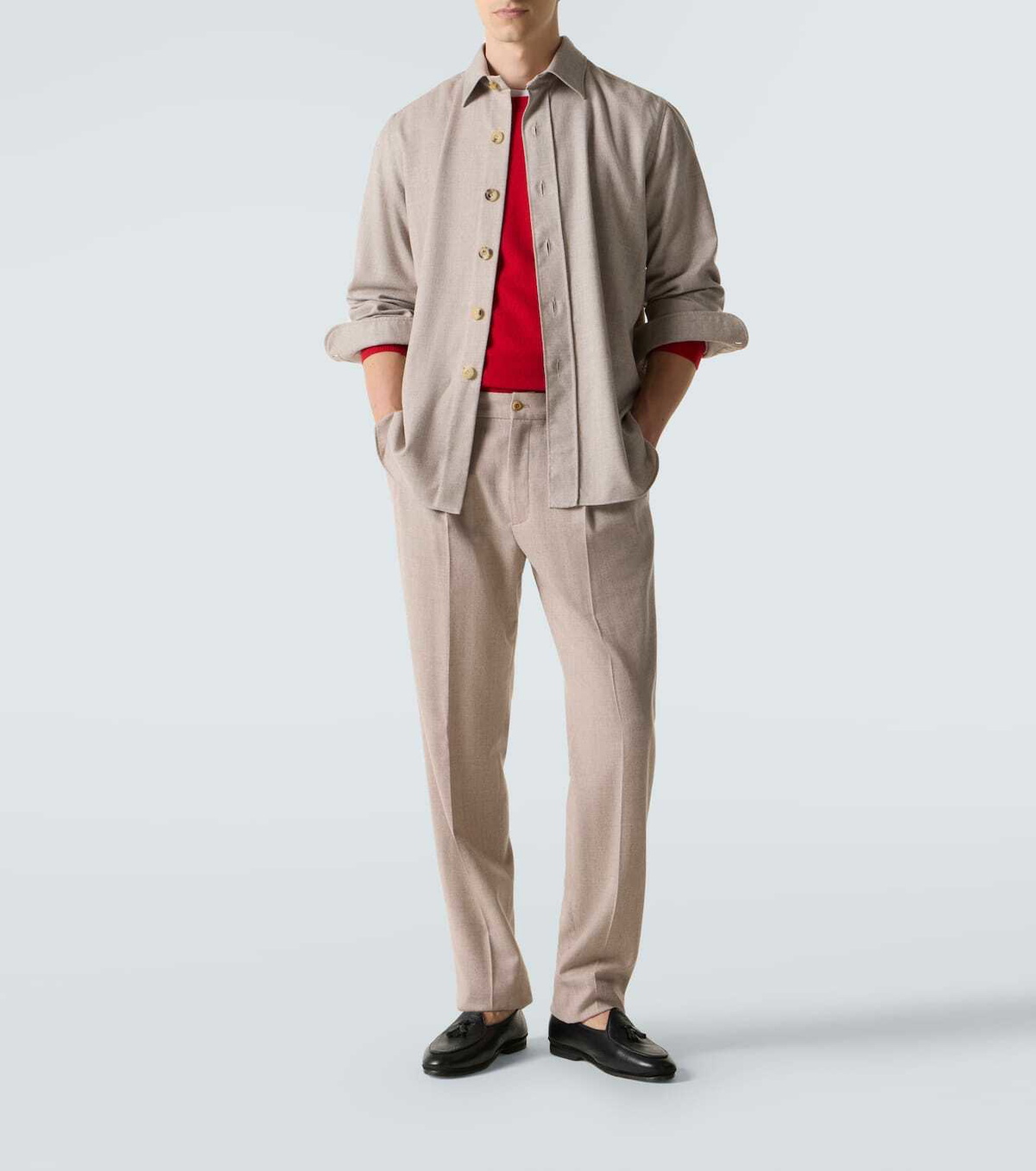 Rubinacci Virgin wool shirt