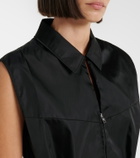Prada Re-Nylon belted zip-up minidress