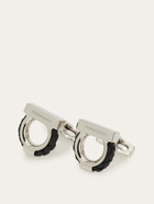 Ferragamo Mens Gancini cufflinks in Black
