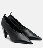 Loewe Origami Cubic leather pumps