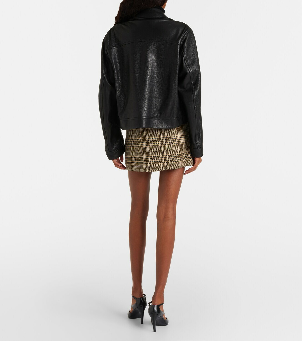 Veronica Beard Pavaline houndstooth miniskirt