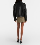 Veronica Beard Pavaline houndstooth miniskirt