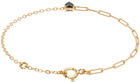 Yvonne Léon Gold Solitaire Cœur Bracelet