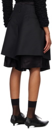 Comme des Garçons Black Layered Shorts