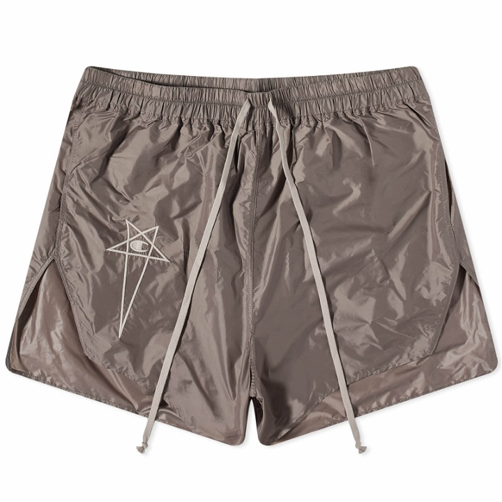 Photo: Rick Owens x Champion Dolphin Boxers in Dust
