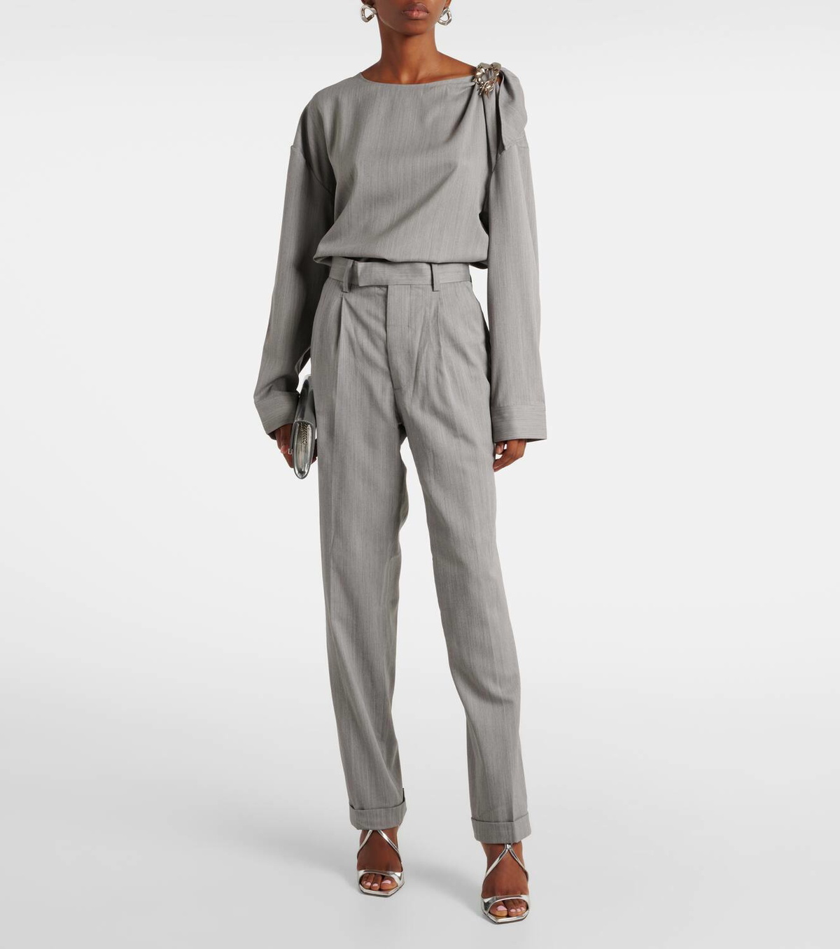 Jacques Wei Wool straight pants