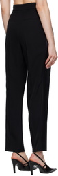 Erdem Black Straight Trousers