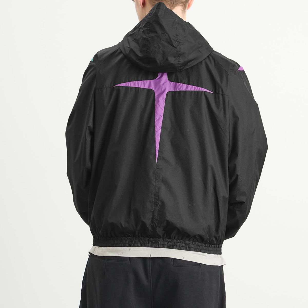 Umbro by Slam Jam Men's Jester Masked Track Jacket in Black
