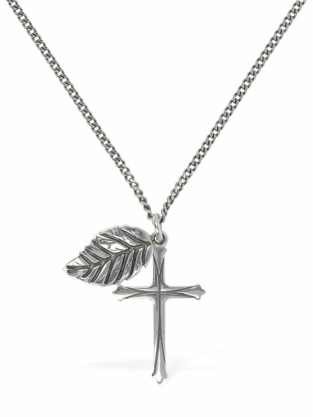 Photo: EMANUELE BICOCCHI - Leaf & Cross Charm Necklace