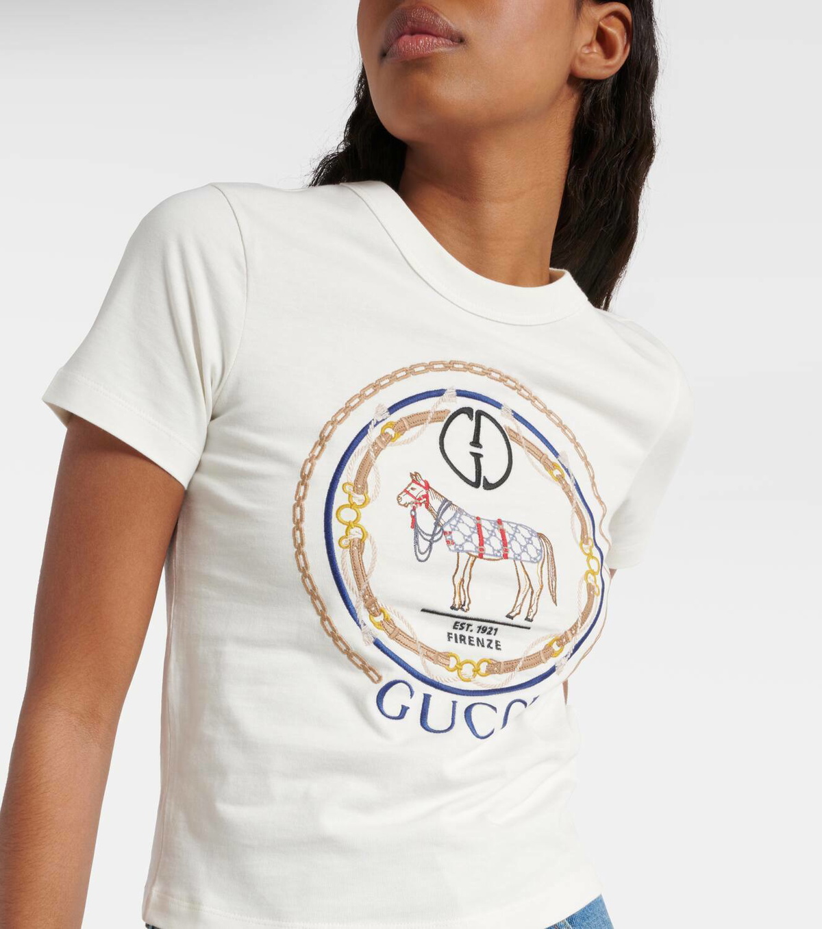 Gucci Interlocking G cotton jersey T-shirt Gucci