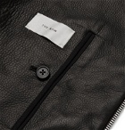 The Row - Cole Slim-Fit Leather Bomber Jacket - Black
