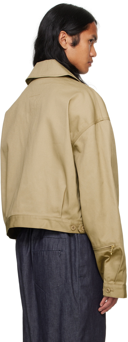 FUMITO GANRYU Beige Dickies Edition Distortion Jacket Fumito Ganryu
