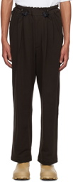 meanswhile Brown Fatigue Trousers