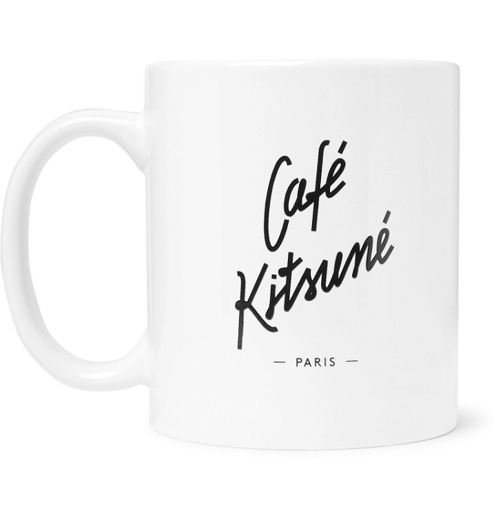 Photo: Café Kitsuné - Logo-Print Ceramic Mug - White