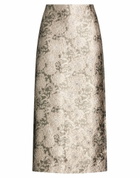 's Max Mara Womens Midi skirt in Sage green
