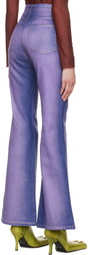 AVAVAV Purple Flared Mom Jeans