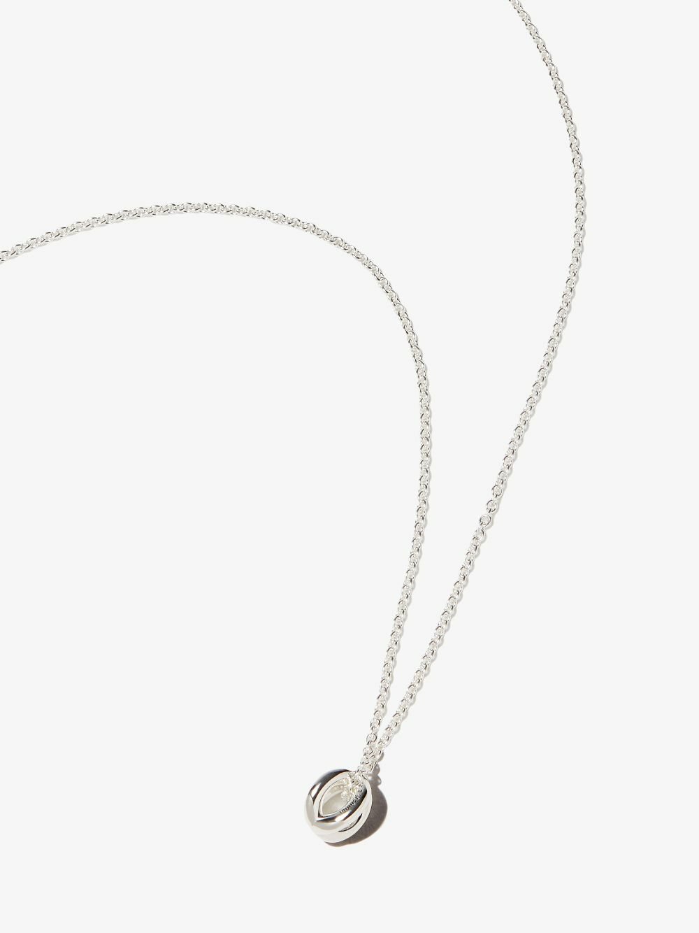 Le Gramme Sterling Silver Le 1g Polished Entrelacs Necklace