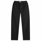 Percival Men's Artifact Relaxed Seersucker Trousers in Black
