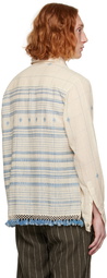 Karu Research Beige Check Shirt