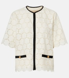 Valentino Embroidered cotton jacket