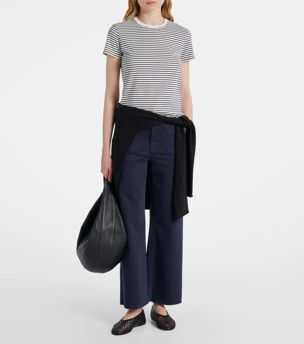 Frame Striped cotton T-shirt