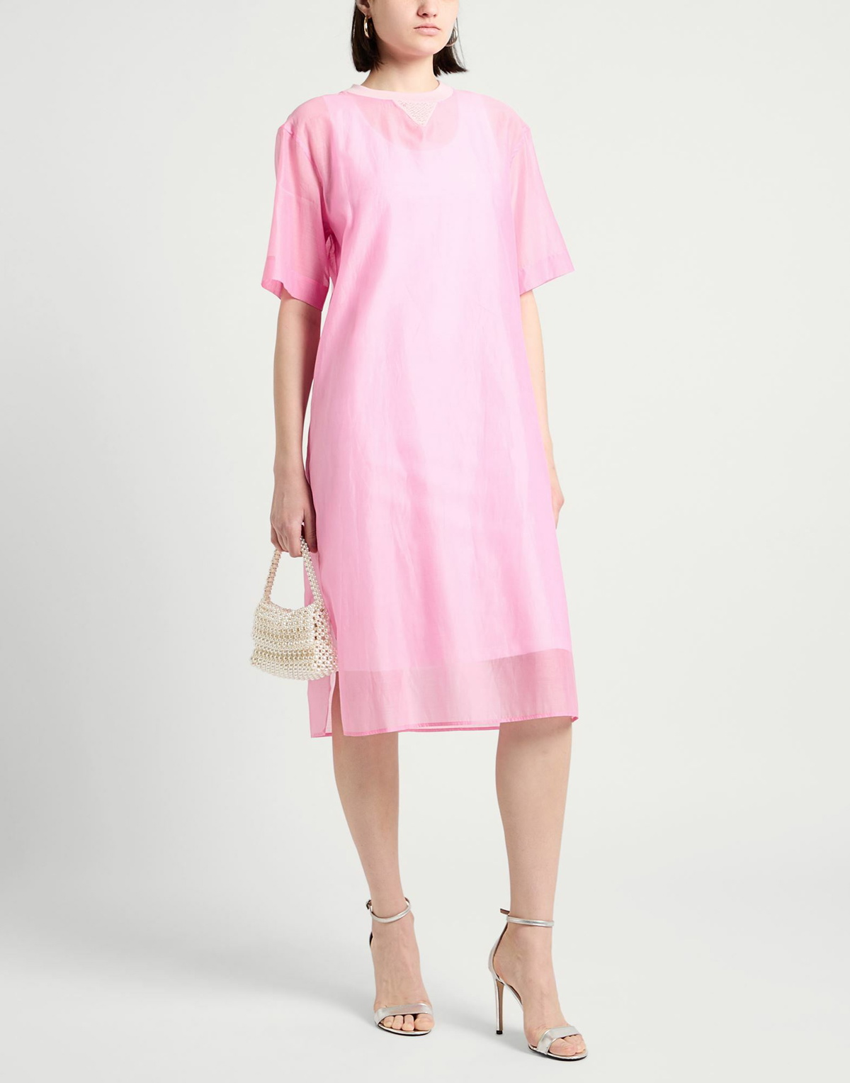 Peserico Womens Midi dress in Pink