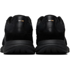 BOSS Black Lightweight Fabric Suede Trim Sneakers