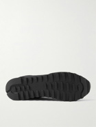 The Row - Owen Leather- and Suede-Trimmed Nylon Sneakers - Black